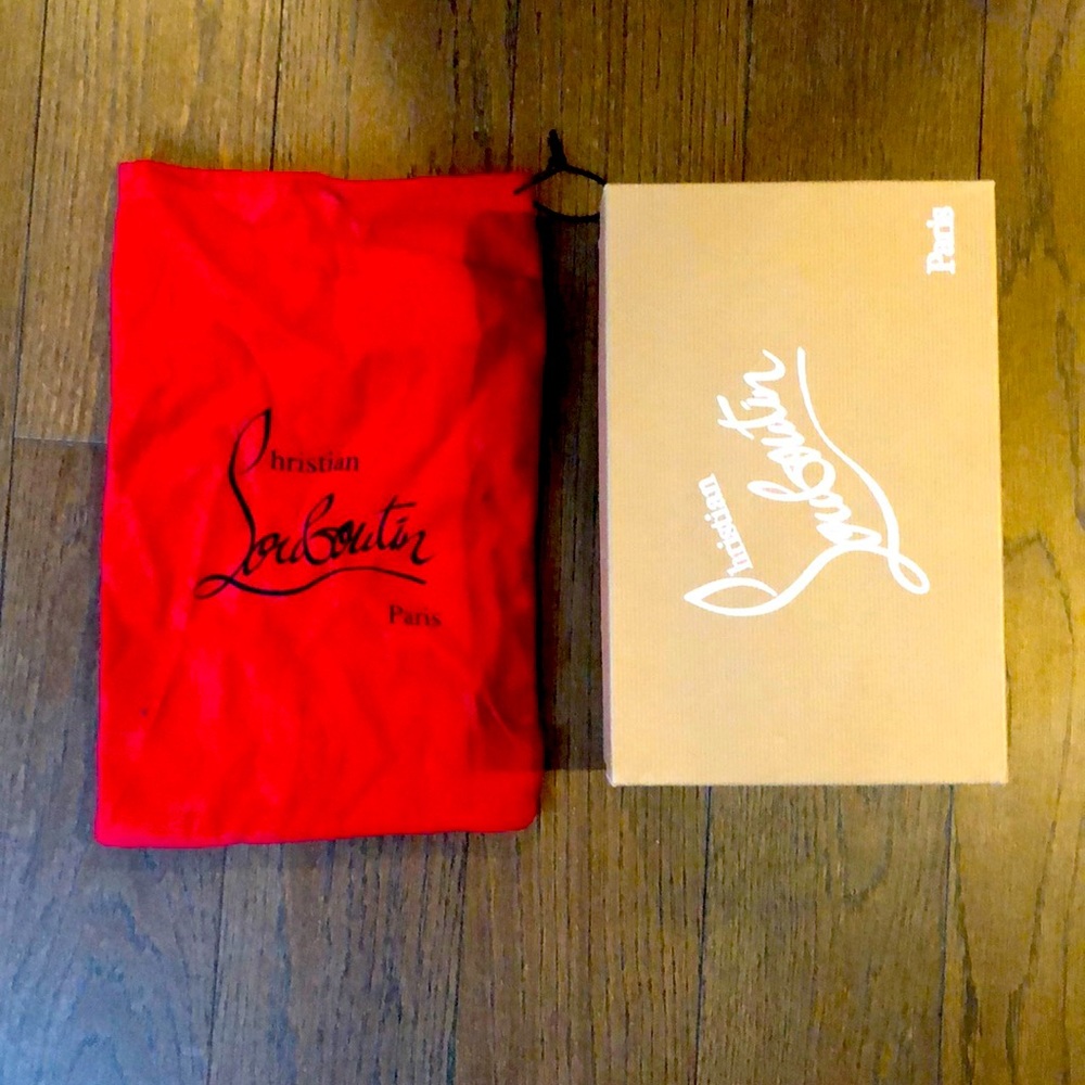 Christian Louboutin dust bag and box